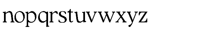 Qimano Regular Font LOWERCASE