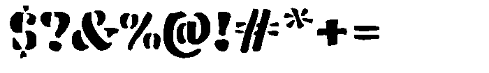 Qimbo Regular Font OTHER CHARS