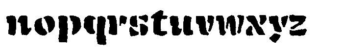Qimbo Regular Font LOWERCASE