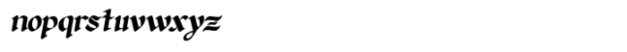 Qimorla Italic Font LOWERCASE