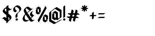 Qindret Font OTHER CHARS