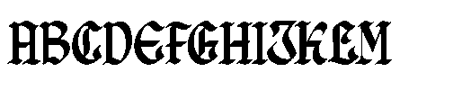 Qindret Font UPPERCASE