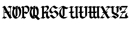 Qindret Font UPPERCASE
