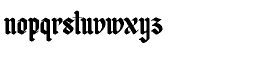 Qindret Font LOWERCASE