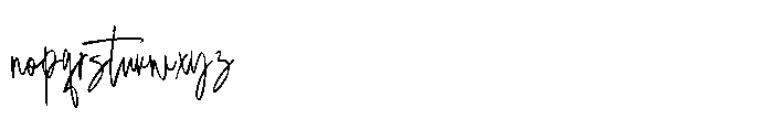 Qinetra Brush Font LOWERCASE