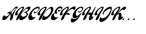 Qinlath Italic Font UPPERCASE