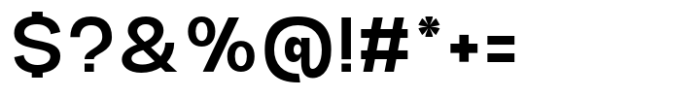 Qioba Medium Font OTHER CHARS