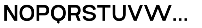 Qioba Medium Font UPPERCASE