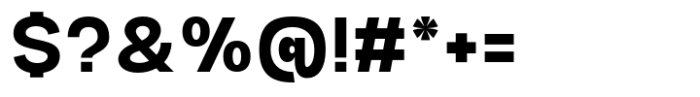 Qioba Semibold Font OTHER CHARS