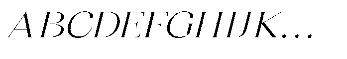 Qiona Italic Italic Font UPPERCASE