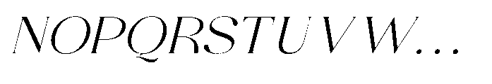 Qiona Italic Italic Font UPPERCASE
