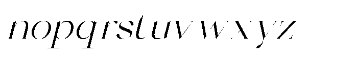 Qiona Italic Italic Font LOWERCASE