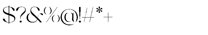 Qiona Regular Font OTHER CHARS