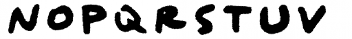 Qipao Rough Font UPPERCASE
