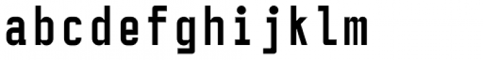 Qirate Mono Regular Font LOWERCASE