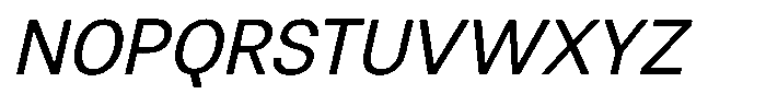 Qirvalen Italic Font UPPERCASE
