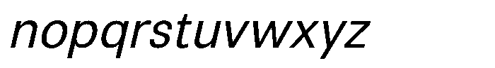 Qirvalen Italic Font LOWERCASE