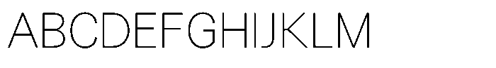 Qirvalen Thin Font UPPERCASE