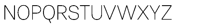 Qirvalen Thin Font UPPERCASE