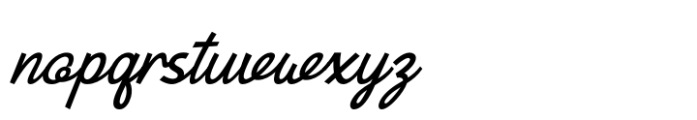 Qisplay Anakia Italic Font LOWERCASE