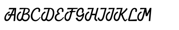 Qisplay Anakia Regular Font UPPERCASE
