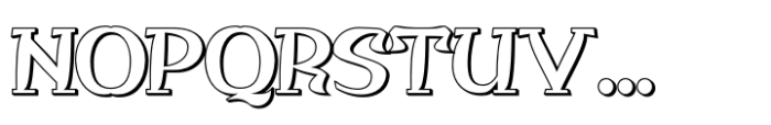 Qituen Shadow Font UPPERCASE