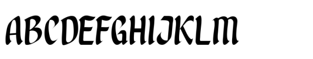 Qixohe Font UPPERCASE