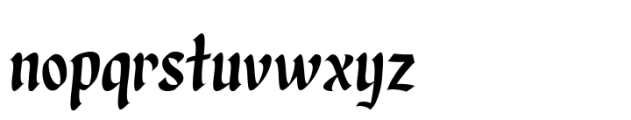 Qixohe Font LOWERCASE