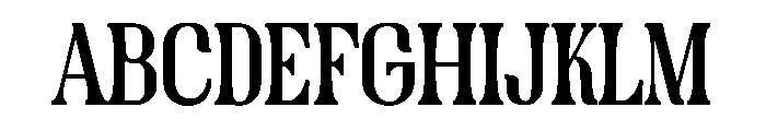Qlimes Font UPPERCASE