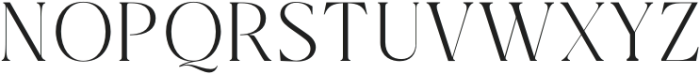 Qlaxe Serif Extra Light otf (200) Font UPPERCASE