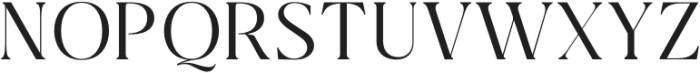 Qlaxe Serif Regular otf (400) Font UPPERCASE