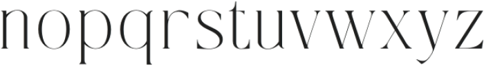 Qlaxe Serif Thin otf (100) Font LOWERCASE