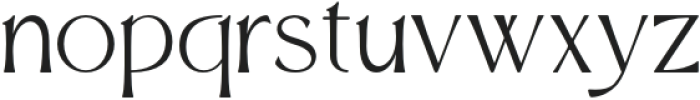 Qlivero Regular otf (400) Font LOWERCASE