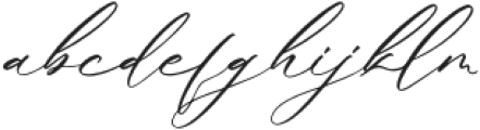 Qlouchester Westfild Italic otf (400) Font LOWERCASE
