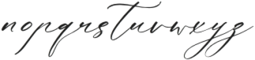 Qlouchester Westfild Italic otf (400) Font LOWERCASE