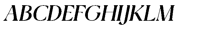 Qlaxe Serif Bold Italic Font UPPERCASE