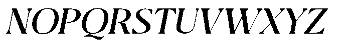 Qlaxe Serif Bold Italic Font UPPERCASE