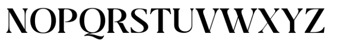 Qlaxe Serif Extra Bold Font UPPERCASE