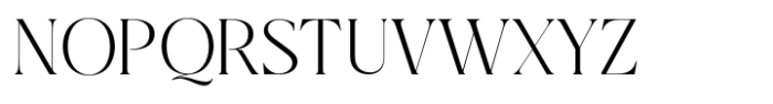 Qlaxe Serif Extra Light Font UPPERCASE