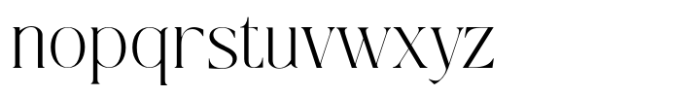 Qlaxe Serif Extra Light Font LOWERCASE