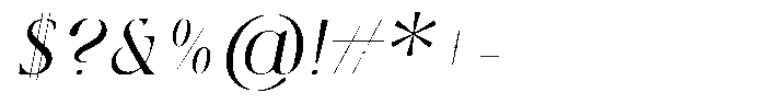 Qlaxe Serif Italic Variable Font OTHER CHARS