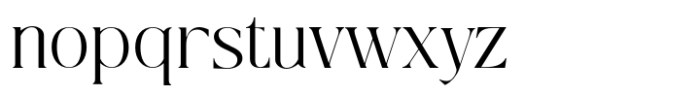 Qlaxe Serif Light Font LOWERCASE