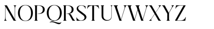 Qlaxe Serif Regular Font UPPERCASE