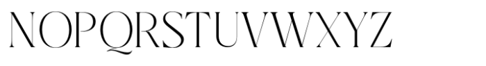 Qlaxe Serif Thin Font UPPERCASE