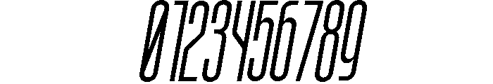 Qolians Slant Font OTHER CHARS