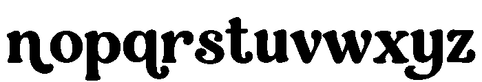 Qontra Groovy Font LOWERCASE