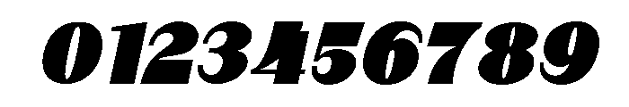 Qorvyn Black Condensed Italic Font OTHER CHARS