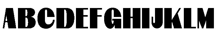 Qorvyn Black Condensed Font UPPERCASE
