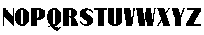 Qorvyn Black Condensed Font UPPERCASE