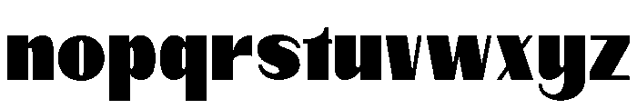 Qorvyn Black Condensed Font LOWERCASE